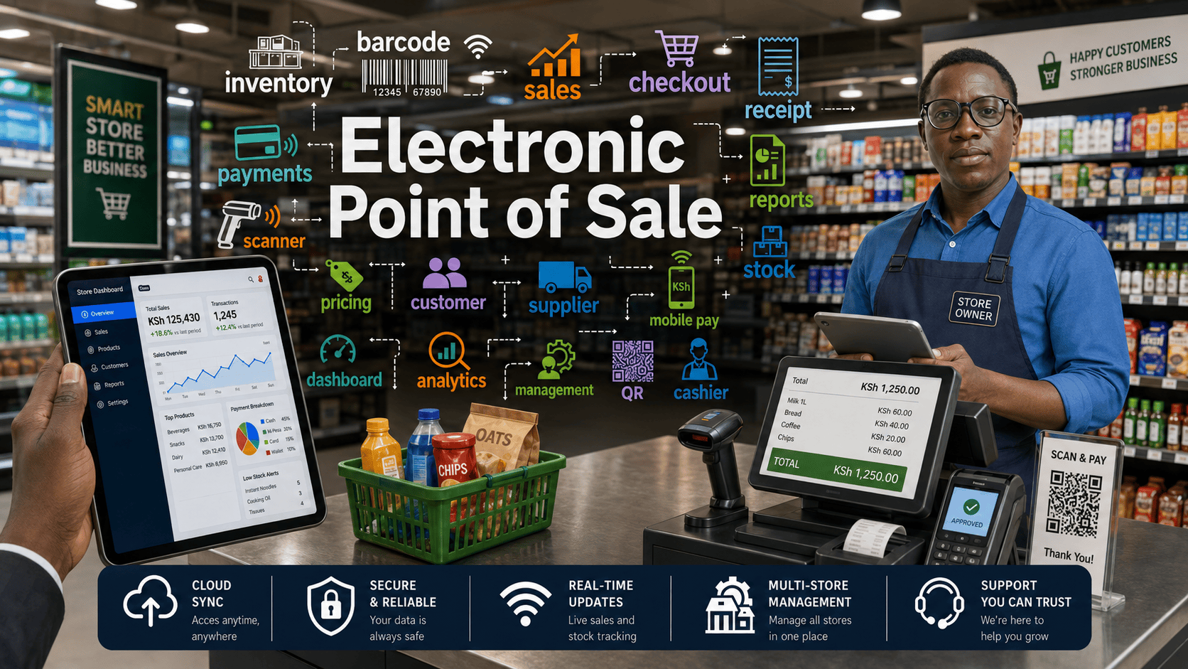 JD Point of Sale software interface